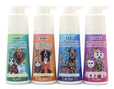 Cookie 2 In 1 Pet Shampoo (500ml) 1 image